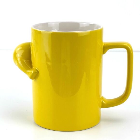 Disney Store Yellow Winnie The Pooh 3D Stuck In A Mug Authentic Coffee Tea Mug - Picture 2 of 9